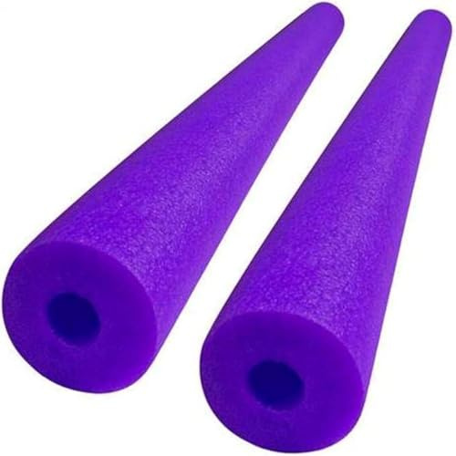 2 Pièces Frites De Piscine | 120x6cm Nouilles De Piscines pour Adulte Enfant | Mousse Souple Flottante Creuse Colorée | Natation Colorées Flotteurs en Mousse en Aides À La Flottaison