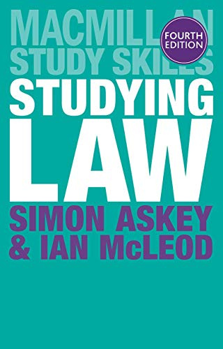 Studying Law: 114 (Macmillan Study Skills)