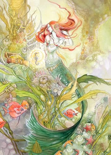 Mermaid 1000 Piece Jigsaw Puzzle, Blue