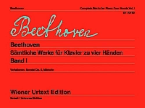 Complete Works for Piano Four Hands: Edited from the autographs and first editions. piano (4 hands).
