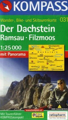 Ramsau - Dachstein: Mit Kurzführer, Langlaufloipen, alpinen Skitouren. Dt. /Engl. /Ital. (KOMPASS Wanderkarte)
