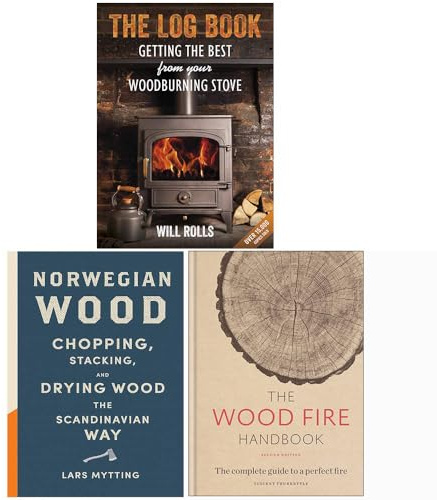 Wood Fire Handbook [hardcover], Norwegian Wood [hardcover] and Log Book 3 Books Collection Set