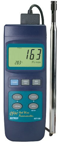 Extech 407119 Termo-Anemometro a Filo Caldo Cfm per Prestazioni Gravose