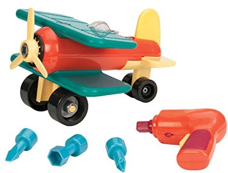 Battat Take-Apart Airplane with Battery-Powered Drill