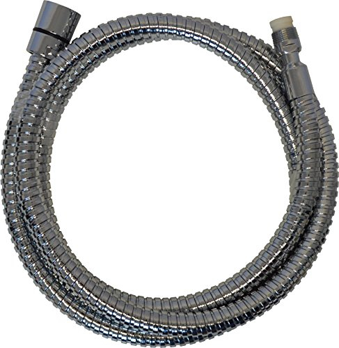 sanicomfort 1934457 Brauseschlauch für Spültischarmaturen M15x1 x 12,7 mm (1/2),8mm, 150cm, Chrom