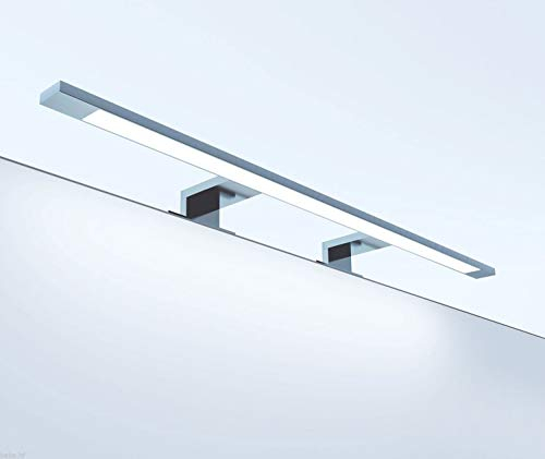 kalb Material für Möbel LED Badleuchte Badlampe Spiegellampe Spiegelleuchte Schranklampe Aufbauleuchte Spiegelleuchte, 740mm, verchromt, neutralweiss