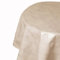 Wachstuch Leicht Marmoriert RUND OVAL Größe & Farbe wählbar Oval ca. 140 x 260 cm Beige Creme abwaschbare Tischdecke
