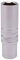 Draper 82140 1/4 Inch Square Drive 6 Point Metric Deep Socket, 11mm