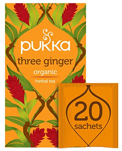 PUKKA THREE GINGER TEA 20S 36G