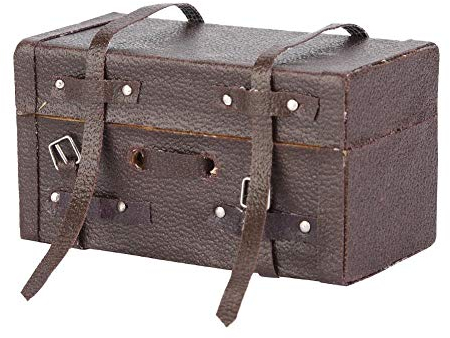 Dilwe RC Gepäckbox, Holz Maßstab 1/10 RC Kletterwagen Modell Simulation Gepäckbox Gepäck Tasche für RC 4WD D90 D110