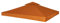 yorten Pavillondach Ersatzdach Pavillonabdeckung Pavillon Zeltplane Gartenplane Terrakotta-Rot 3 x 3 m für Festzelt Gartenzelt Gartenpavillon