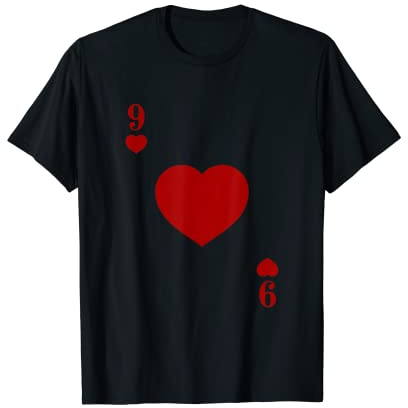 Herz 9 - Kartenspiel, Gruppenkostüm, Pokerkarten, Kartendeck T-Shirt