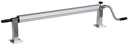 INTERNATIONAL COVER POOL Teleskop-Kurbelaufroller für Poolabdeckung bis 4,20 m Breite mit 80 mm Rohr