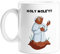 LEMON LOCO Holy Mole'y!! Mug | Funny Animal Joke Coffee Mug, Hand Illustrated Mole Dressed As The Pope, 11 Ounces, Ceramic, Dishwasher Safe