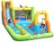 COSTWAY Inflatable Bouncy Castle, Jumper House Water Park with Double Slides, Water Gun, Basketball Hoop and Splashing Pool