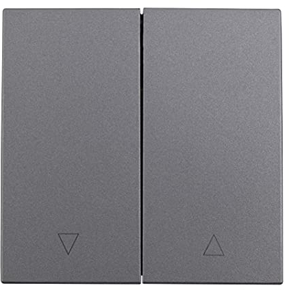 McPower Jalousie-Taster | Shallow | 250V~/10A, Unterputz, Klemmanschluss, anthrazit matt, modernes Design