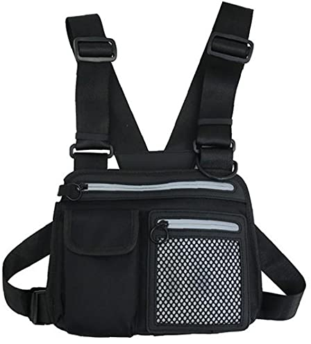 Brust Rig Bag Herren Umhängetaschen Hip Hop Streetwear Funktionale Taillenpackungen Verstellbare Weste Für Männer Frauen