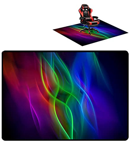 80×120CM Tapis Chaise Gaming Tapis Protection Sol Chaise Bureau Tapis de Protection de Sol Tapis de Bureau Tapis de Sol Bureau Tapis de Protection Antidérapant Tapis de Sol Gamer