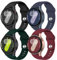 DMVEIMAL 4 pezzi para Correa Samsung Galaxy Watch 7/6/5/4/FE 40mm 44mm/Watch 5 Pro 45mm/Watch 6 Classic 43mm 47mm/Watch 4 Classic 42mm 46mm Mujer Hombre,Correas Silicona Deportiva Pulseras Reloj