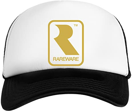 Rareware Logo Weiß Schwarz Unisex Kinder Baseball Cap Kids White Black