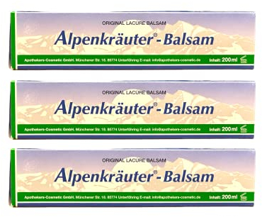 Original Alpenkräuter Lloyd Lacure Welness Sport Massage mit Kräuter, Schmerzlindernde, Entzündungshemmende (Alpenkräuter Balsam, 600 ml)