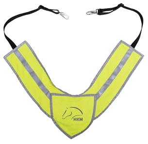 HKM Reflective Vorderzeug Neon Gelb Einheitsgröße