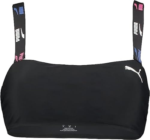 PUMA Bandeau T, Costumi da Bagno Donna, Nero, XS