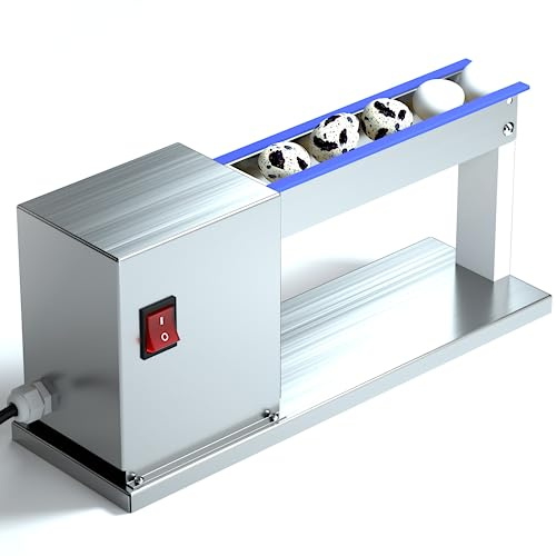 Electric Quai Egg Peeler 110V Commercial Semi Automatic Quai Egg Chopper 28W Quail Egg Peeler Machine 304 Stainless Steel Fresh Boiled Quail Eggs 150RPM