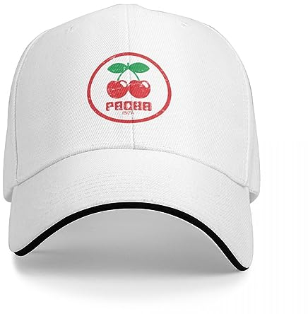 BEABAG Gorra de béisbol Pacha Ibiza Distress cherryCap Gorra de béisbol Gorras de béisbol Hombre Mujeres Sombrero de Golf Hombre Gorra de Invierno para Mujeres Hombre