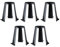 Paulmann 92400 Zubehör Abstandshalter für Einbauleuchten 5er-Set 62-90mm Schwarz Kunststoff