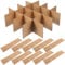 Glass Divider for Moving Box: 3 Set Kitchen Wine Glassware Packing Moving Boxes Cardboard Dividers Kits for 16 x 12 x 12 Inch Box for Shipping Packaging