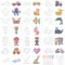 Zocipro 20-Piece Fuse Bead Boards Kit - Clear Animal Shape Pegboards with Tools, Pattern Template Paper Cards, Ironing Bead Pin Plates for Kids DIY Handcraft