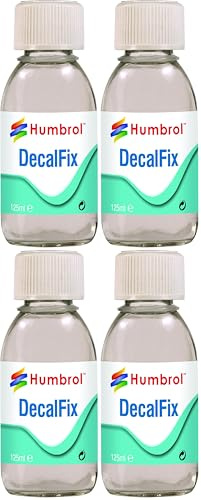 Humbrol AC7432 Decalfix, 4.5 x 4.5 x 11.5 cm (Pack of 4)