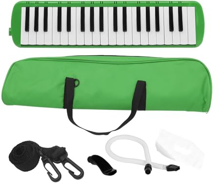Whnbuij 37 Key Melodica Kit | Air Piano Keyboard Musical Instrument | Blow Keyboard Melodica Instrument, Portable Air Piano Keyboard Musical Instrument for Practice, Beginner