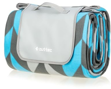 Outtec® Picknickdecke, Campingdecke, Stranddecke 200x200cm Wasserdicht, Isoliert