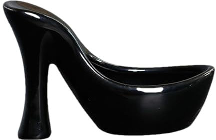 Vaso per piante grasse in ceramica, fioriera per piante grasse per interni,Fioriera in ceramica a forma di tacco alto - Decorazione per fioriera da tavolo dal design artistico astratto per davanzali,