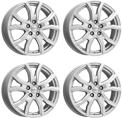 4x Dezent Felgen Alufelgen TV silver 6.5Jx16 ET52 5x112 kompatibel mit Mercedes Benz Viano (W639) Vito Van (W639) VITO V
