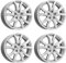 4x Dezent Felgen Alufelgen TV silver 6.5Jx16 ET52 5x112 kompatibel mit Mercedes Benz Viano (W639) Vito Van (W639) VITO V