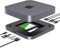 Mac Mini Dock, USB Docking Station with Dual SSD Enclosure- Fits M.2 NVMe/SATA SSD and 2.5 inch SSD, USB-C 10Gbps, SD/TF Card Readers, Mac Mini Hub for Mac Mini M1/M2/Mac Studio