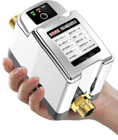 Automatique Étanche Pompe De Circulation, Petite D'eau Chaude Et Froide Pompe De Surpression, Pompe À Pression À Faible Bruit pour Robinet De Douche Tuyau D'évier De Cuisine