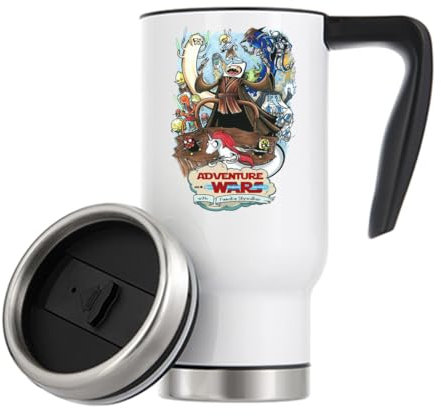 Adventure wars Thermal Travel Coffee Mug 480ml White