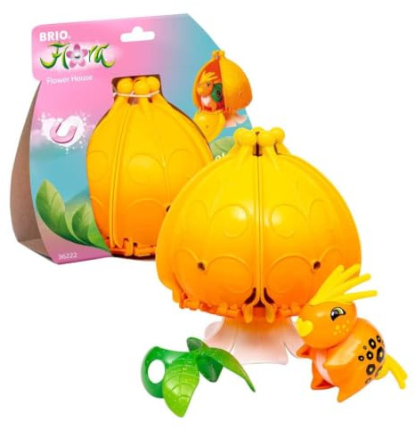 BRIO Flora - 36222 Marigolds Blumenhaus | Spielset für fantasievollen Spielspaß für Mädchen und Jungen ab 3 Jahren - wunderschönes Geschenk - kompatibel mit Eisenbahn