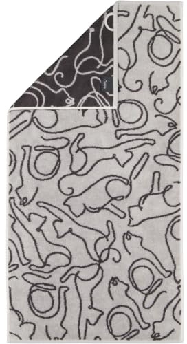 Handtücher Cute Cats Edition Cats 6264 Platin/Basalt - 70