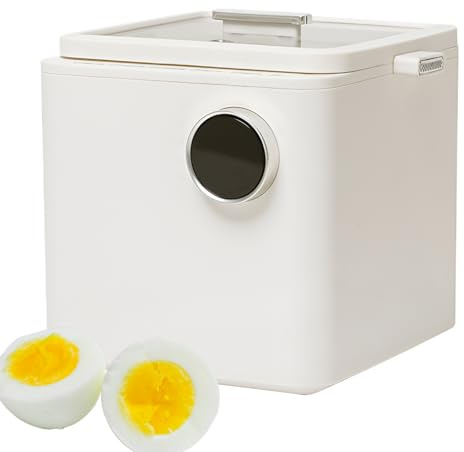 Electric Egg Cooker – Mini Hard Boiled Egg Maker with Stainless Steel Rack, 8h Automatic Heat Preservation – Multifunctional Breakfast Machine for Family Kitchen