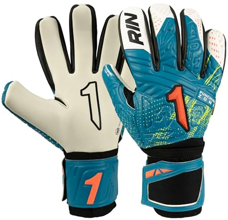 Rinat Fiera Prime Adult Goalkeeper Gloves, Green, Size 10
