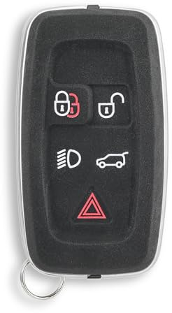 5 Buttons Car Key Fob Case For Land Rover Discovery 4 Range Rover Sport Evoque Vogue Key Shell Casing Replacement