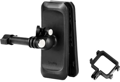 SMALLRIG Magnetic Backpack Strap Clip Mount for DJI Osmo Pocket 4 3/Action 6/5 Pro/4/Nano, for GoPro Hero 13/12/11, for Insta360 X5/4/3/Ace Pro 2, with Ball Head Adapter Base Mantis Hook - 6052