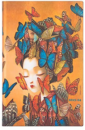 18-Monatskalender Flexi 2024 Madame Butterfly Maxi Vertikal