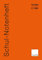 TimeTEX Schul-Notenheft - Für Noten und Listen - A5 - Heft - Orange - 10781 - Schulnotenheft