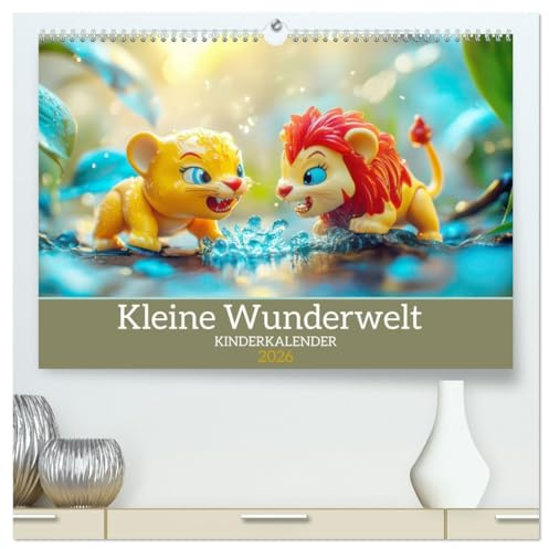 Kleine Wunderwelt - Kinderkalender (hochwertiger Premium Wandkalender 2026 DIN A2 quer), Kunstdruck in Hochglanz: Unvergessliche Erlebnisse im Dschungel (CALVENDO Spass)